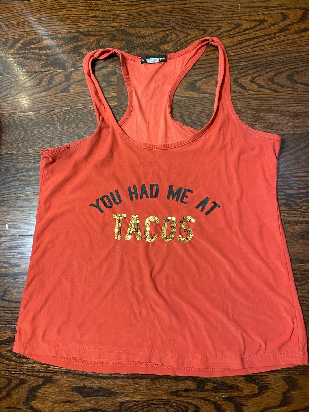You Had Me at Tacos Tank Top Women Tacos Graphic Sleeveless Tank Tee S